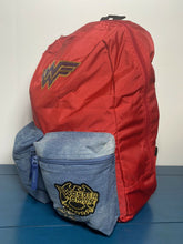 Load image into Gallery viewer, BioWorld DC Classic Wonder Woman (1975) Red Backpack w/ Pins and Patch