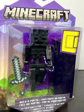 Load image into Gallery viewer, 2022 Minecraft Build-a-Portal Action Figure: WITHER SKELETON (w/ Iron Sword)