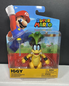 2021 JAKKS Pacific World of Nintendo Action Figure: IGGY (w/ Magic Wand)