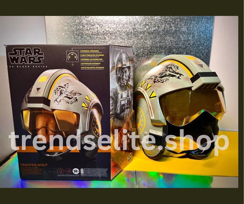 Star Wars: The Black Series - Trapper Wolf Electronic Helmet w/ Lights & Sounds!