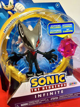 Load image into Gallery viewer, 2023 JAKKS Pacific Sonic the Hedgehog Action Figure: INFINITE (w/Phantom Ruby)