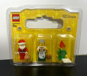 LEGO Exclusive Set #852766- Christmas Minifigure 3-Pack- Santa, Mrs. Claus & Elf
