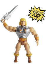 Load image into Gallery viewer, 2021 Mattel -  Masters of the Universe 5.5” Deluxe Retro Figure: HE-MAN
