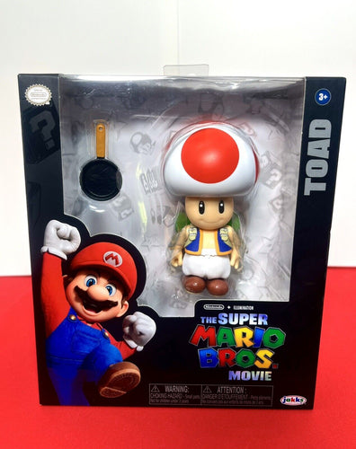2023 JAKKS The Super Mario Bros. Movie - TOAD Action Figure