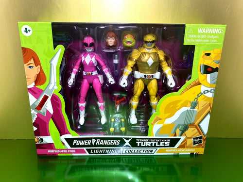 Power Rangers TMNT Lightning Collection - Morphed April O’ Neil & Michaelangelo