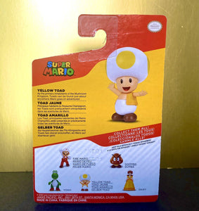 2022 JAKKS Pacific World of Nintendo Mini 2.5" Action Figure: YELLOW TOAD