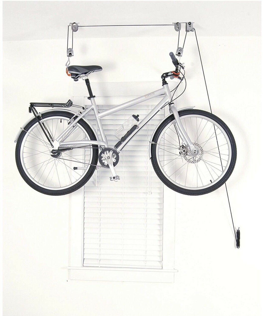 Bike Rack Pully The Art of Storage 101 Easy Hoist Pulley System Road Bike Rack Mountai ...