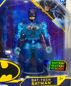 2021 Spin Master DC - The Caped Crusader 4in Figure: BAT-TECH BATMAN