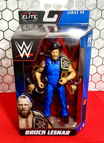 2023 WWE Elite Collection Series 99 Figure: BROCK LESNAR (Blue - CHASE VARIANT!)