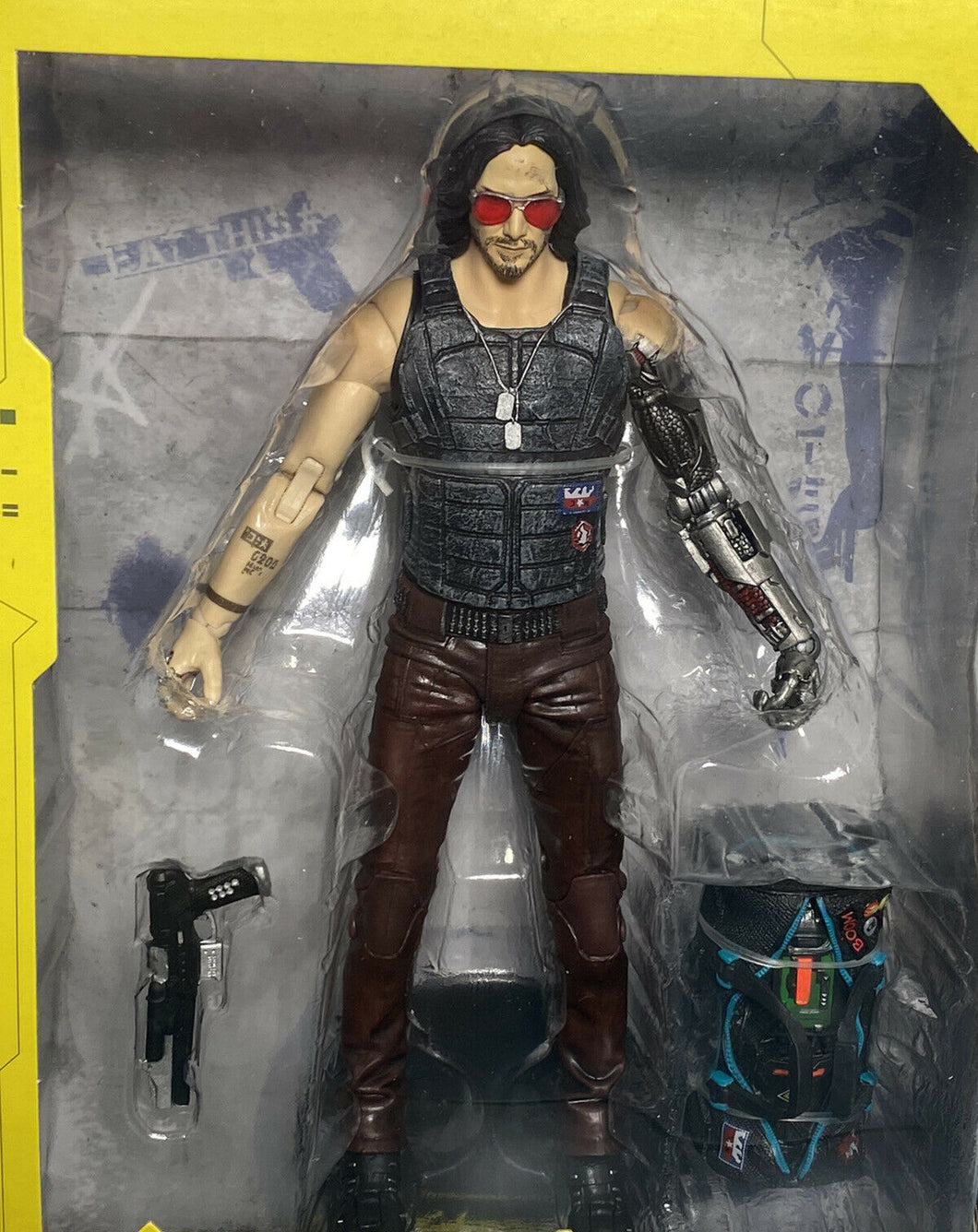 2020 McFarlane Toys Cyberpunk 2077 Collectible: JOHNNY SILVERHAND (VARIANT)