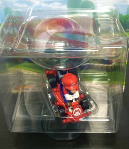 2021 Hot Wheels Mario Kart: MARIO Pipe Frame + Parachute Die-Cast Car