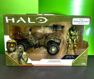 Jazwares World of Halo - MONGOOSE Vehicle with Master Chief + Rocket Launcher