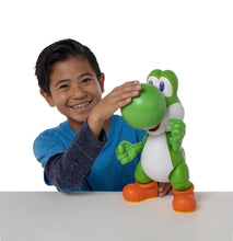 Load image into Gallery viewer, 2023 Jakks Super Mario- LET’S GO, YOSHI! 12” Interactive Figure (Sounds &amp; Music)