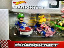 Load image into Gallery viewer, 2023 Hot Wheels Mario Kart 4-Pack: Baby Luigi, Baby Peach, Bowser Jr, Baby Mario