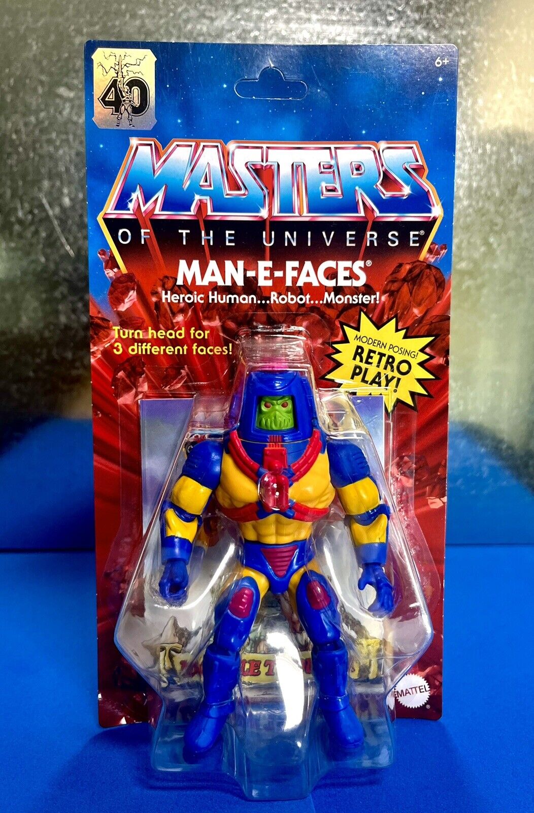 2022 Masters of the Universe Origins - 40th Anniversary - MAN-E-FACES (Classic)