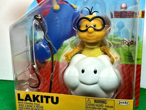 2023 JAKKS Pacific World of Nintendo Action Figure: LAKITU (w/ Fishing Pole)