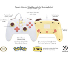 Load image into Gallery viewer, 2021 PowerA Enhanced Wired Controller for Nintendo Switch- PIKACHU Electric Type