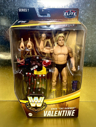 2020 WWE Elite Collection Legends Series 7 Figure:  GREG “THE HAMMER” VALENTINE