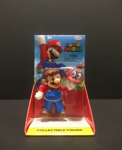 Jakks Pacific Toys - World of Mario Figure - MARIO WITH CAPPY (Super Mario)