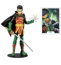 Load image into Gallery viewer, 2021 McFarlane DC Multiverse DC Rebirth | ROBIN (Damian Wayne) Action Figure