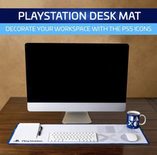 Load image into Gallery viewer, Paladone Icons PLAYSTATION 5 Non-Slip Desk Mat (79cm x 30cm)