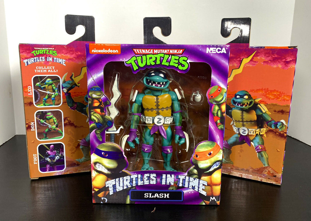 2021 NECA Teenage Mutant Ninja Turtles: Turtles in Time - SLASH Action Figure