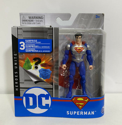 2020 DC Heroes Unite Action Figure: SUPERMAN (METALLIC ARMOR) 4