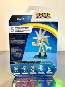 2023 JAKKS Pacific - Sonic the Hedgehog 2.5” Action Figure: SILVER THE HEDGEHOG