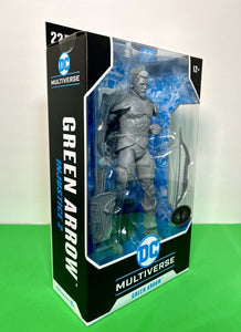 2022 McFarlane DC Multiverse Figure- Injustice 2- GREEN ARROW (PLATINUM VARIANT)