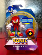 Load image into Gallery viewer, 2023 JAKKS Pacific Sonic the Hedgehog Action Figure: KNUCKLES (w/ Star Spring)