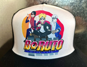Concept One- Boruto: Naruto Next Generations Team 7 Adjustable Snapback Hat OSFM