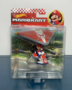 NEW 2021 Hot Wheels Mario Kart: MARIO Standard Kart + SUPER GLIDER Die-Cast Car