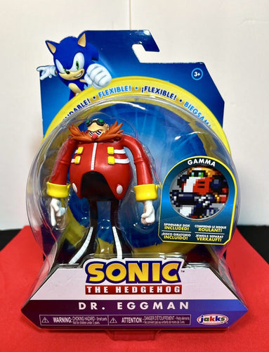 2019 JAKKS Pacific Sonic the Hedgehog Action Figure: DR. EGGMAN (w/ Gamma Disk)