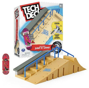 Tech Deck X-Connect Park Creator Starter Set- JUMP N’ GRIND w/ Excl. Fingerboard