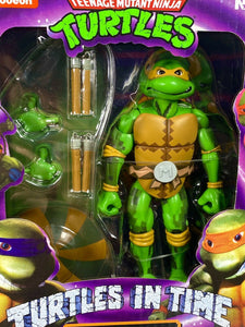 2021 NECA Teenage Mutant Ninja Turtles: Turtles in Time - MICHELANGELO Figure
