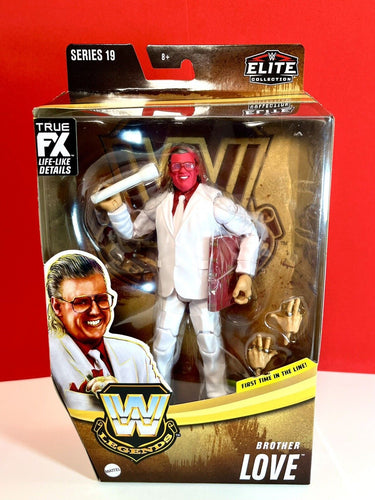 2023 WWE Elite Collection Legends Series 19 Figure: BROTHER LOVE (1st Time!)