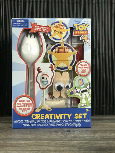 Toy Story 4 Make A Forky Sporky Creativity Set Kit Create Foam Buzz! 8” Sporky