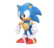 Load image into Gallery viewer, 2022 JAKKS Pacific Sonic The Hedgehog Figure: CLASSIC SONIC (Smiling, w/ Spring)