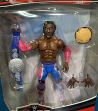Load image into Gallery viewer, 2020 WWE Elite Collection Series 78: KOFI KINGSTON (w/ Pancakes &amp; SD Tag Title)
