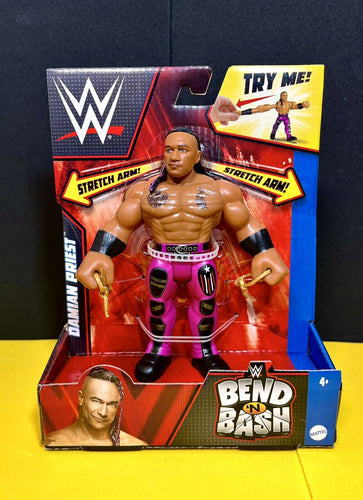 2023 Mattel - WWE Bend ‘N Bash Action Figure: DAMIAN PRIEST