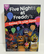 Load image into Gallery viewer, 2020 Funko Games - Five Nights at Freddy&#39;s “SURVIVE &#39;TIL 6 AM” Board Game