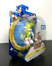 Load image into Gallery viewer, 2021 JAKKS Pacific Sonic The Hedgehog 30th ANNIVERSARY: NEON TAILS (w/ 10-Ring)