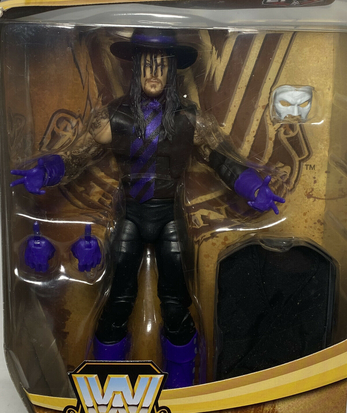 WWE HLP50 Elite Collection The Undertaker Action Figure Legends Mattel Series 19 WWE HLP50 Elite Collection The Undertaker Action Figure Legends Mattel Series 19