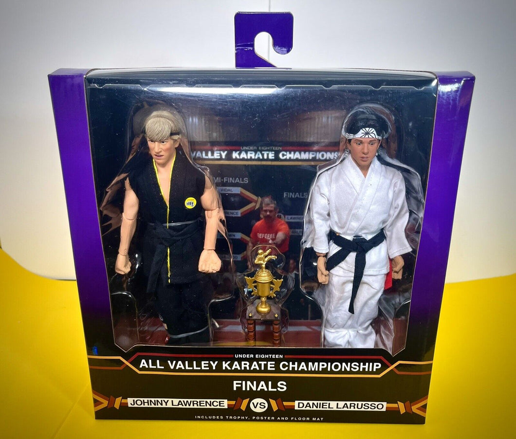 NECA The Karate Kid 1984 - Johnny vs. Daniel Clothed Figures Tournament 2-Pack