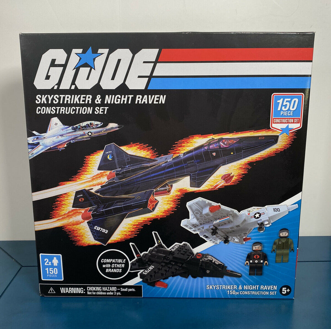 2020 HASBRO GI Joe Skystriker & Night Raven Construction Set (158 Pcs)