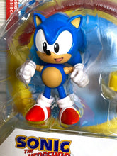 Load image into Gallery viewer, 2022 JAKKS Pacific Sonic The Hedgehog Figure: CLASSIC SONIC (Smiling, w/ Spring)