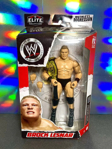 2022 WWE Elite Collection Ruthless Aggression Figure: BROCK LESNAR (2002)
