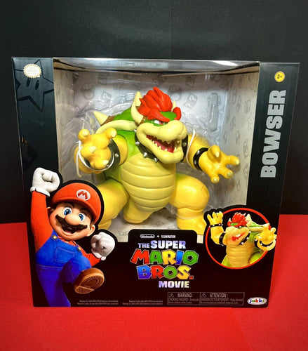 2023 JAKKS The Super Mario Bros. Movie - BOWSER Figure w/ Fire Breathing Effects