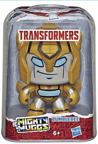 New Transformers Mighty Muggs Bumblebee 3 Diff Face Changer Vinyl Figure Hasbro
