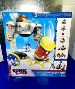 2023 JAKKS Sonic the Hedgehog (Classic)- Egg Mobile Battle Set w/ Sonic & Eggman